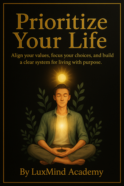 Prioritize Your Life