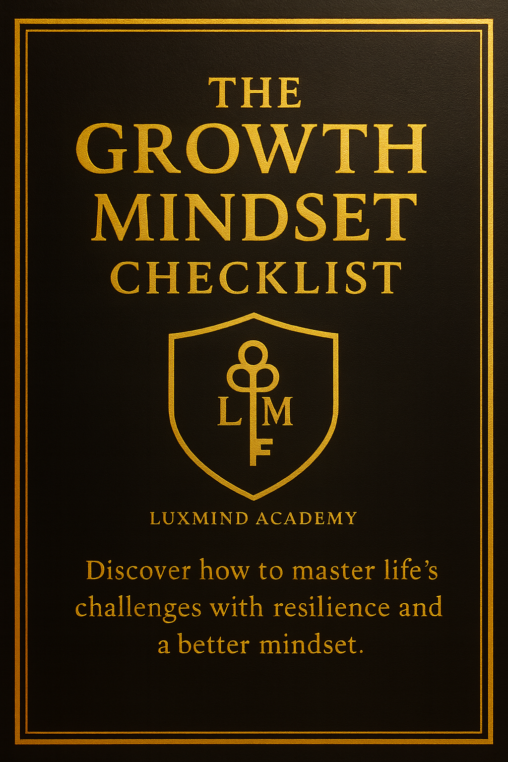 The Growth Mindset Checklist