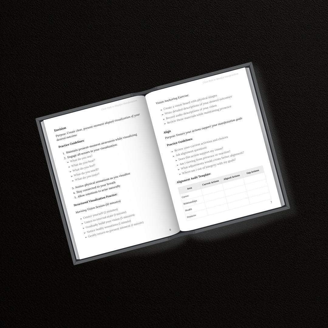 Clear Path to Mindful Manifestation