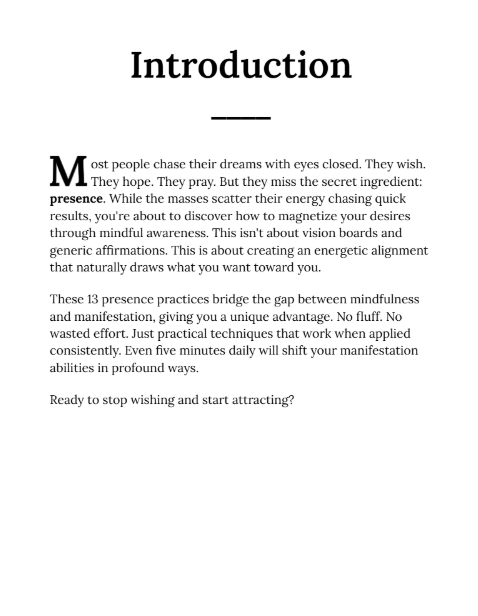 13 Steps To Conscious Attraction